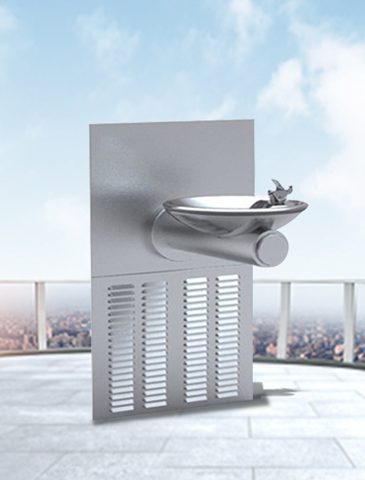 戶外壁掛式單盆直飲水臺